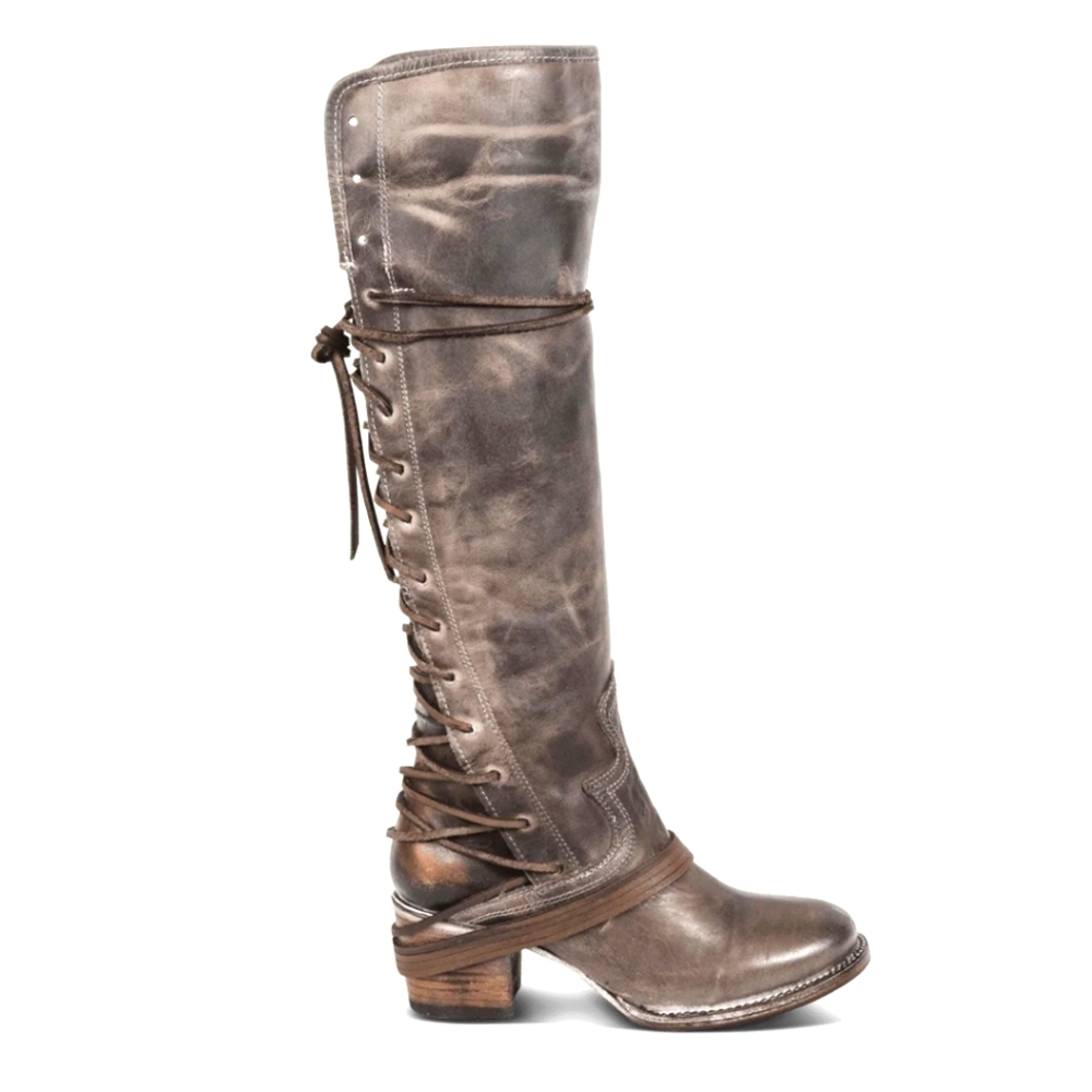 FREEBIRD, light brown knee high boots, W's 9